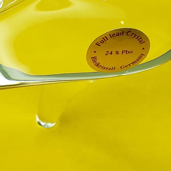 Disney Cinderella Glass Slipper Shoe Bleikristall Germany Lead Crystal - Picture 4 of 12